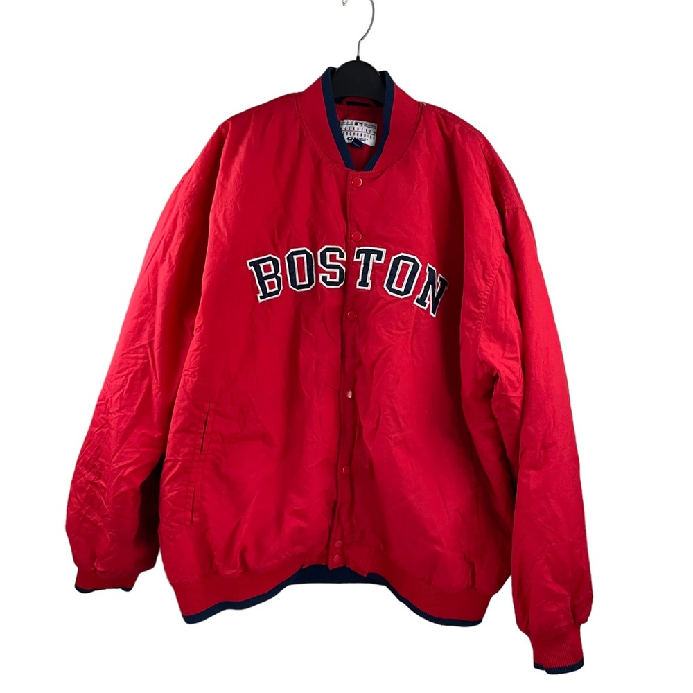 90s Vintage Boston Red Sox Bomber Jacket MLB Genuine Merch G-111 Mens Large VNTG